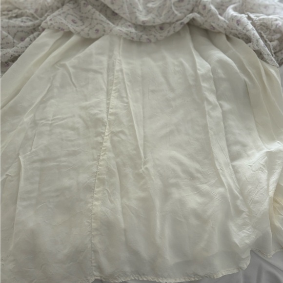 Vintage Zum Zum Floral Maxi Dress Sundress with Lace Union Made in USA Size 2 4 - Picture 14 of 16